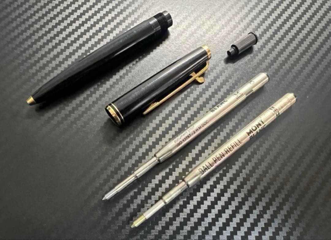 モンブラン No.28 ブラック ボールペン リフィルアダプター付き