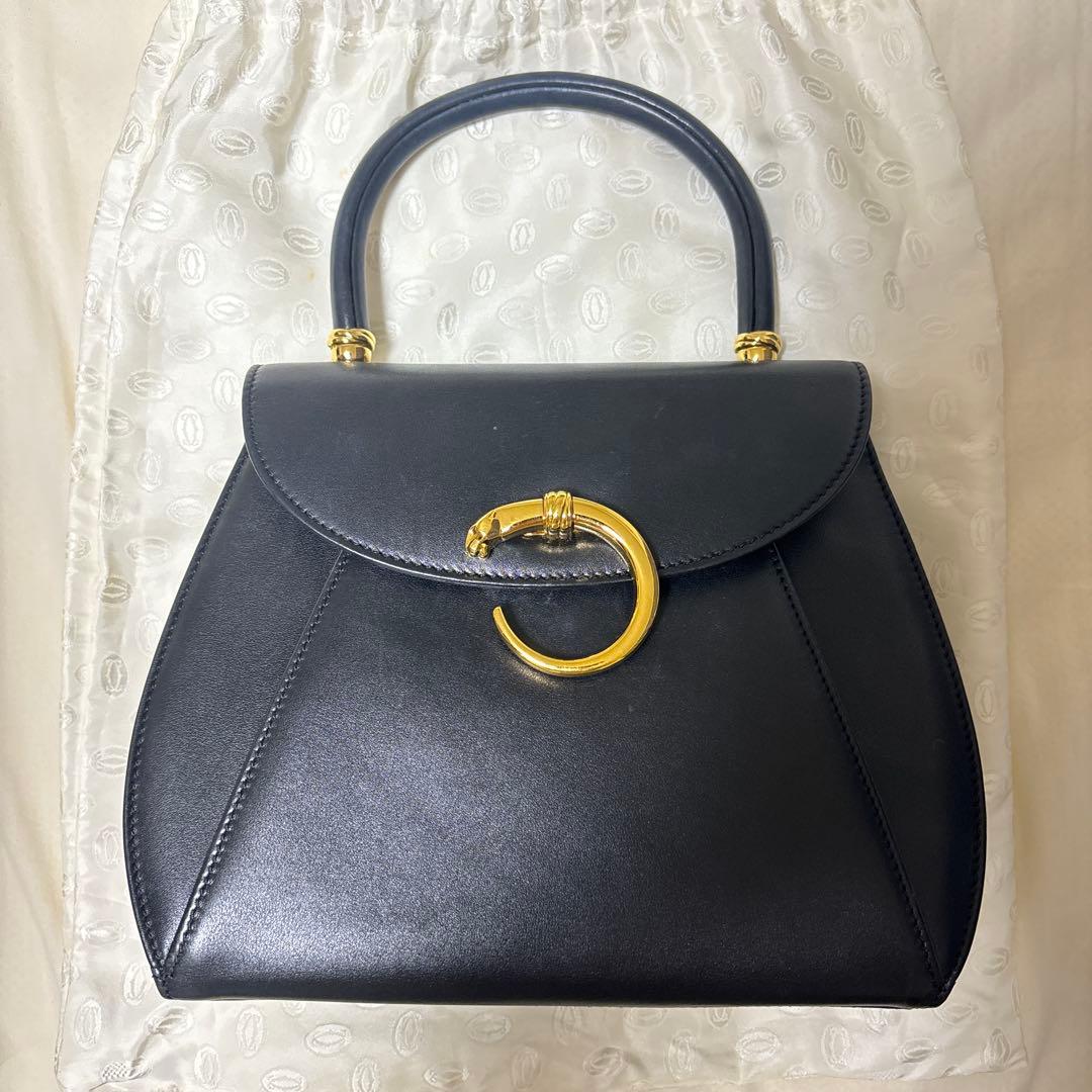 カルティエ CARTIER パンテール ハンドバッグ 豹 パンサーモチーフ