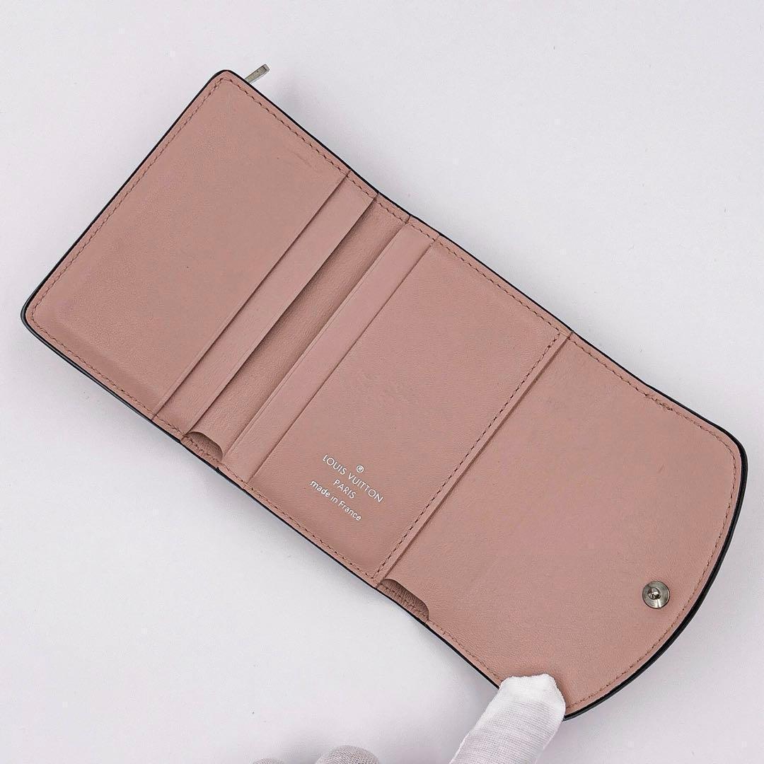 【超美品】ルイヴィトン マヒナ ポルトフォイユ イリスXS マグノリア 三つ折り