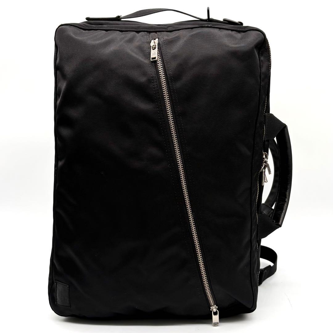 【美品】ポーター リフト 3way ビジネスバッグ リュック ナイロン ブラック