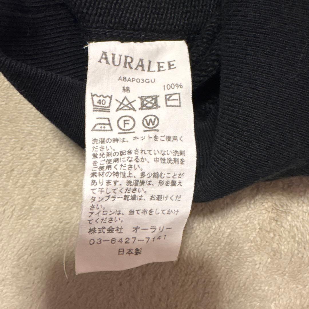 AURALEE 18AW スーパーソフトヘビースウェットプルオーバーパーカー