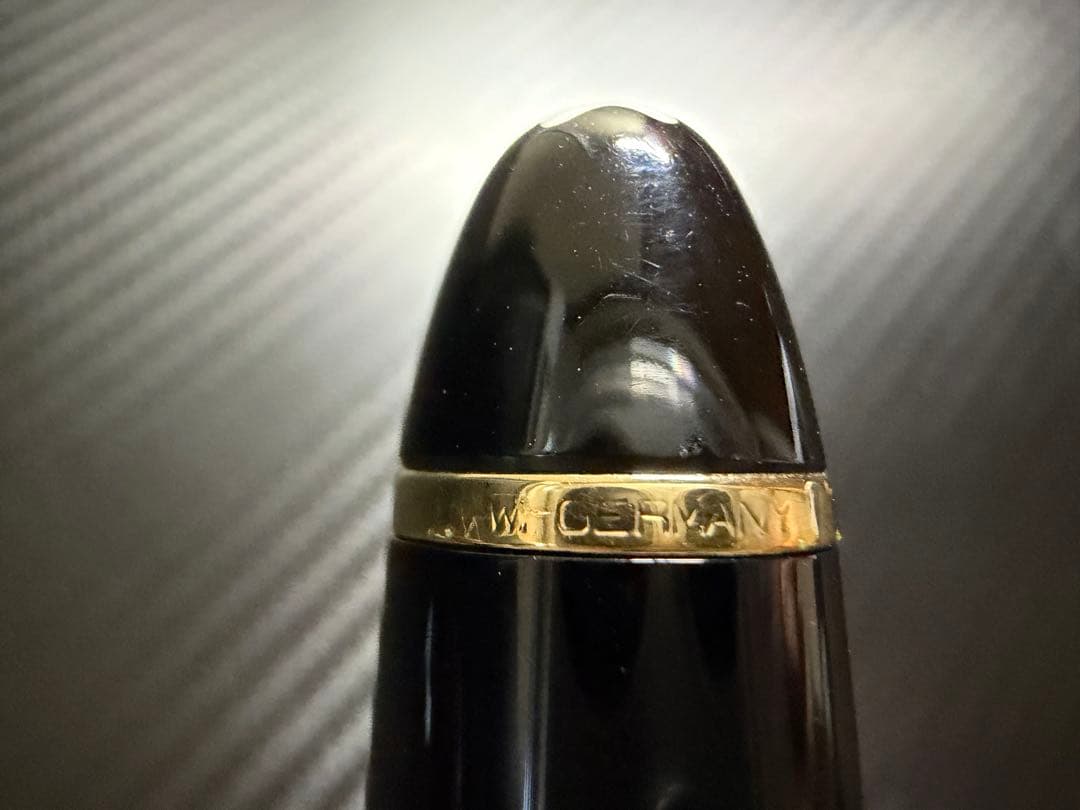 美品 モンブラン マイスターシュテュック 146 14K 全金 F 細字 万年筆