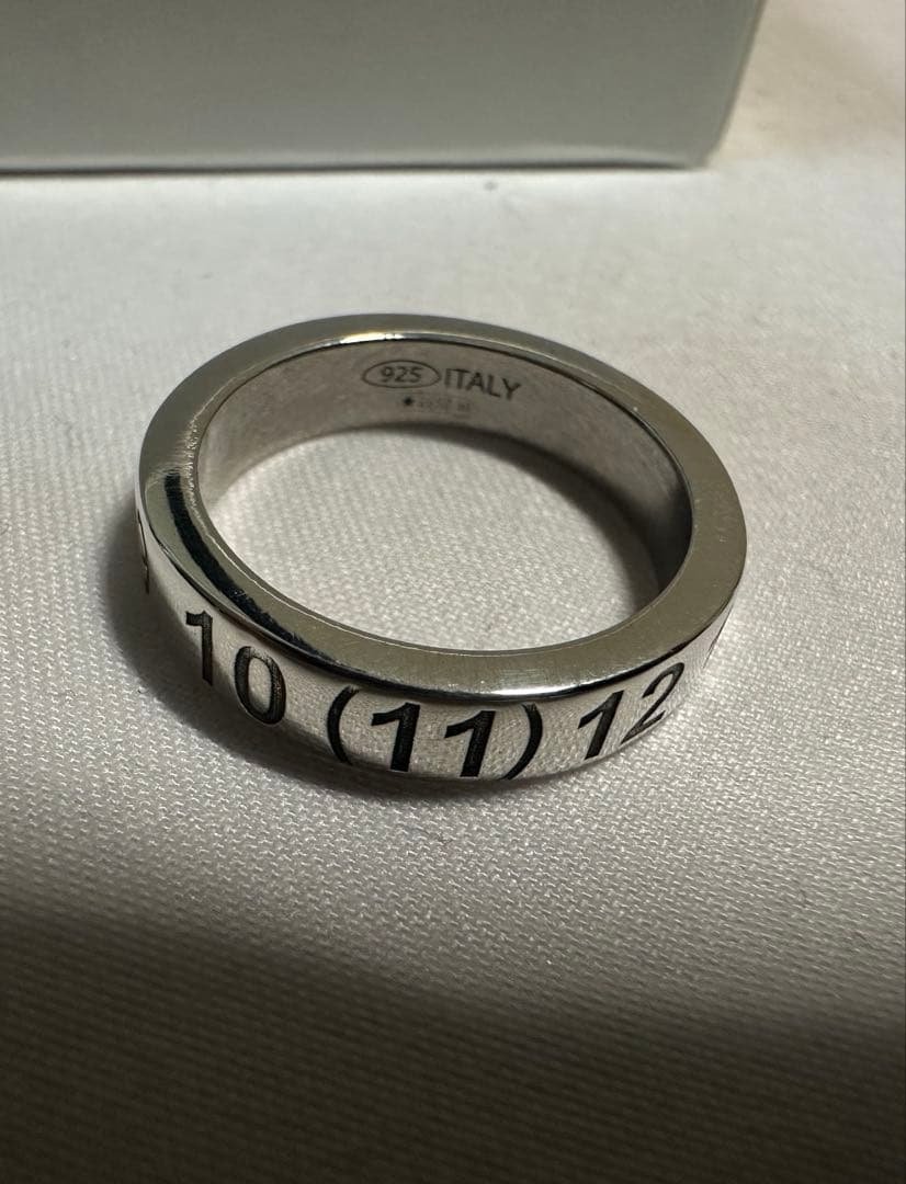メゾンマルジェラ　ナンバリングリング　XS（9号）　シルバー925
