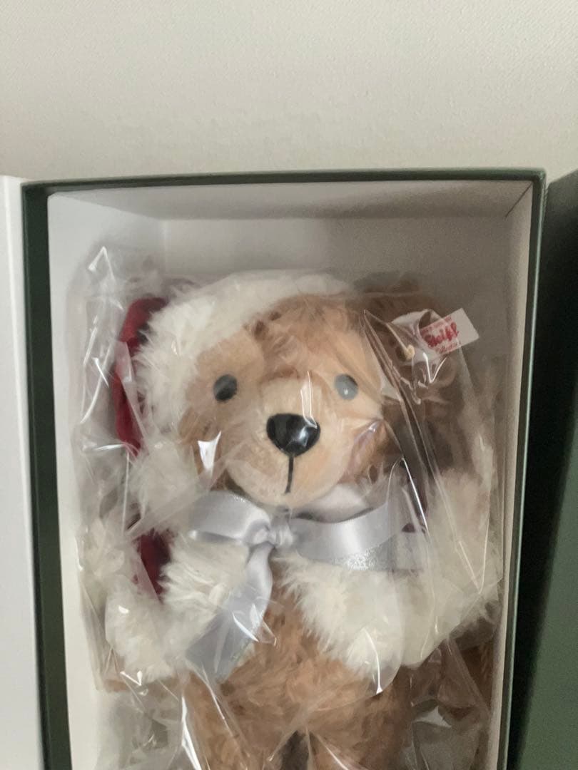 ダッフィー　シュタイフ　クリスマス　サンタ　ディズニーシー20 周年