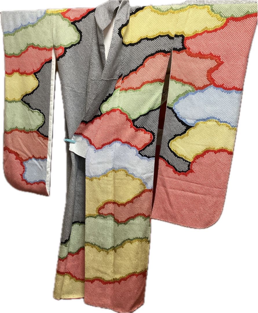 総絞り　正絹　振袖