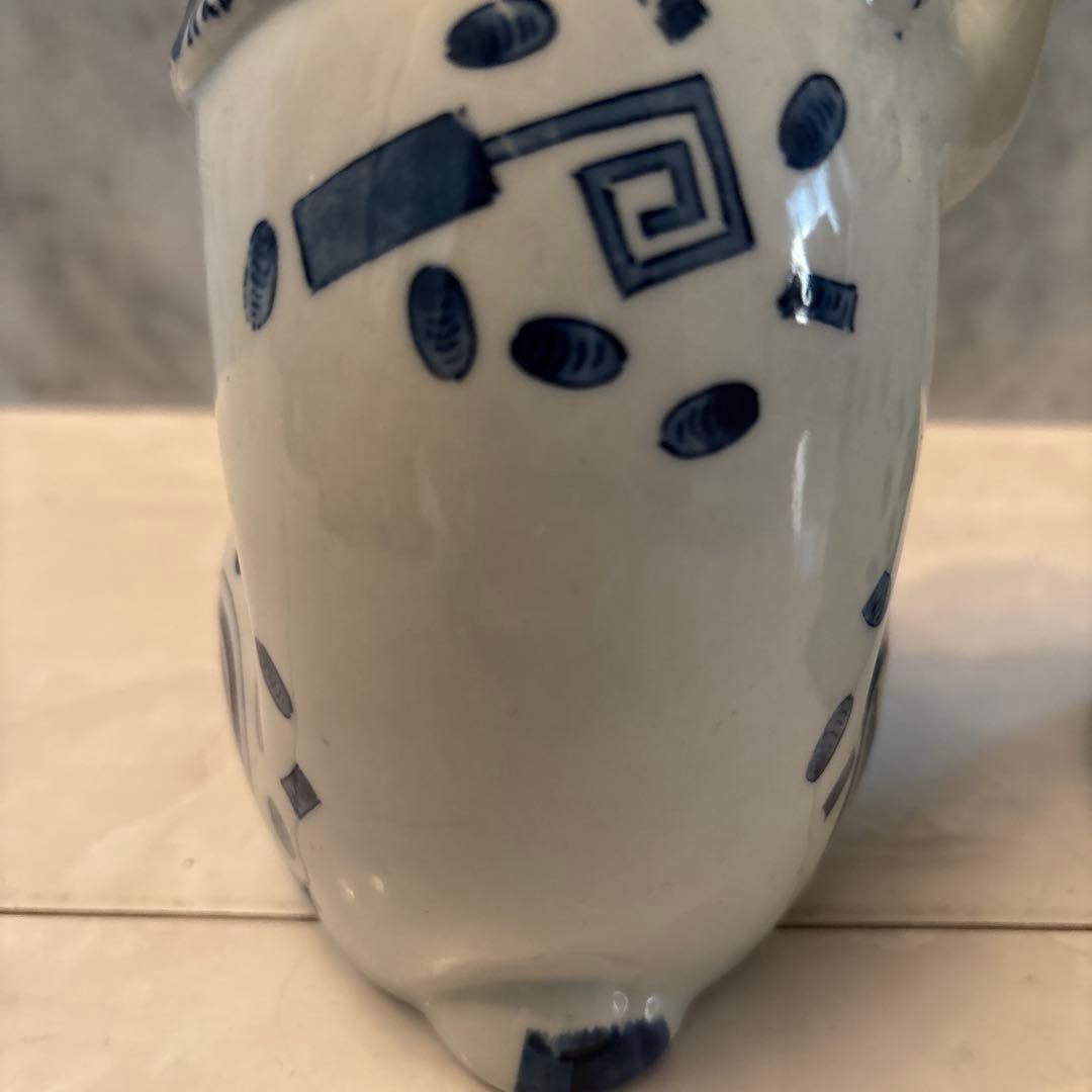 ヴィンテージ瞳、鶴や亀が美しく、商売繁盛、千客万来の金運、良き人を招くペア招き猫