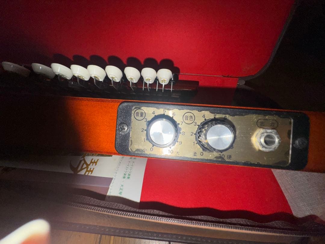 Suzuki 大正琴（エレキ・ピックアップ付）ケース・ケーブル付き