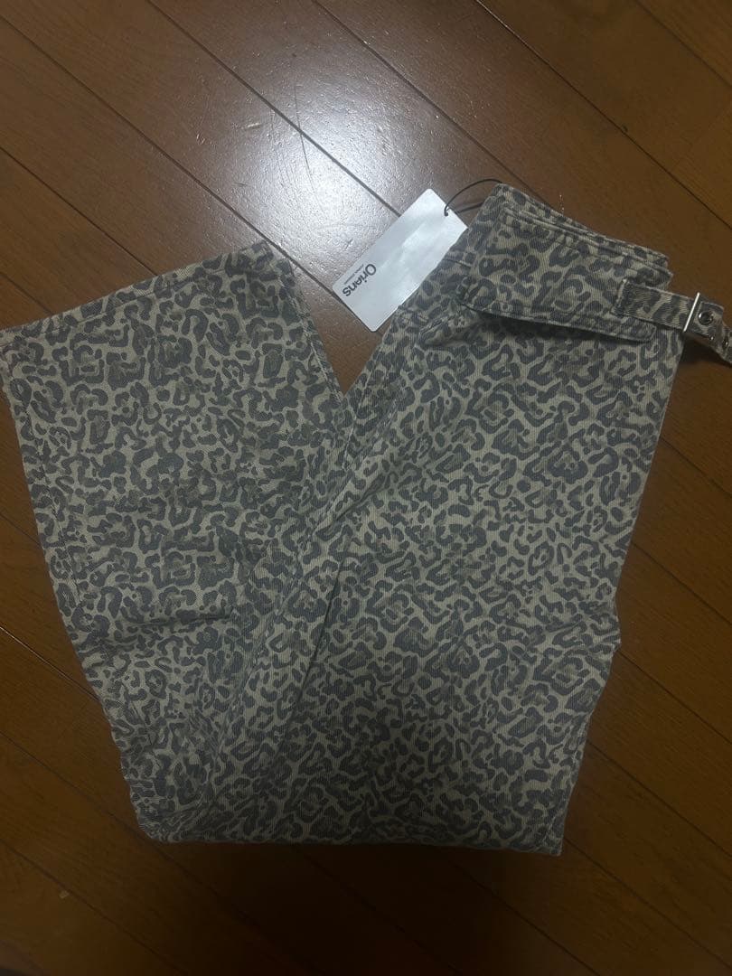 ベルトデザインツイルパンツ