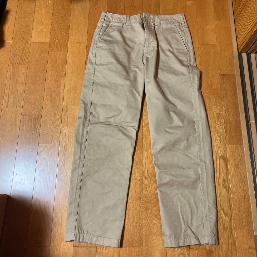 stussyベージュチノパン