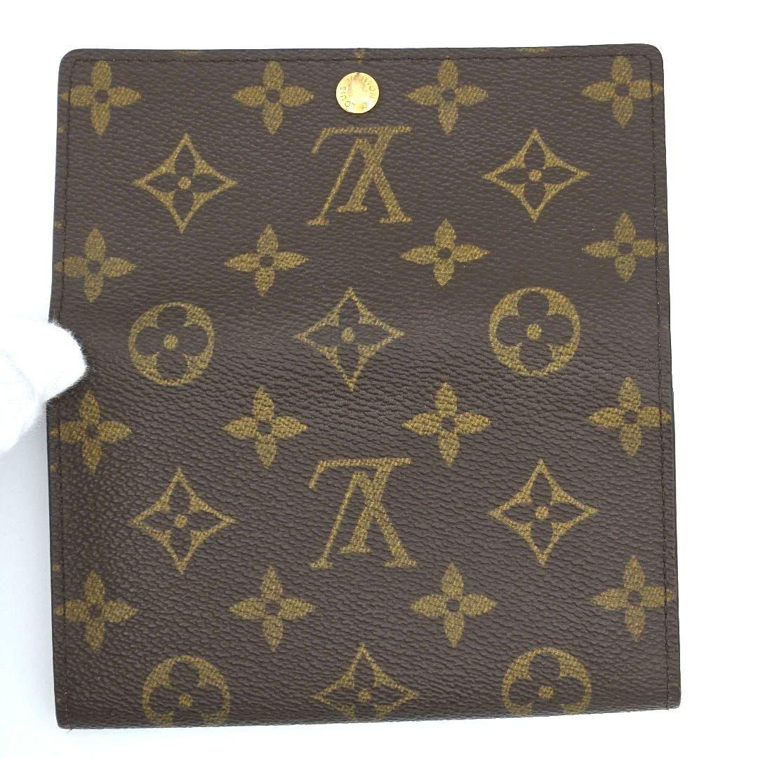 ルイヴィトン ポルトモネジップ モノグラム 二つ折り 財布 小銭入れ カード入れ