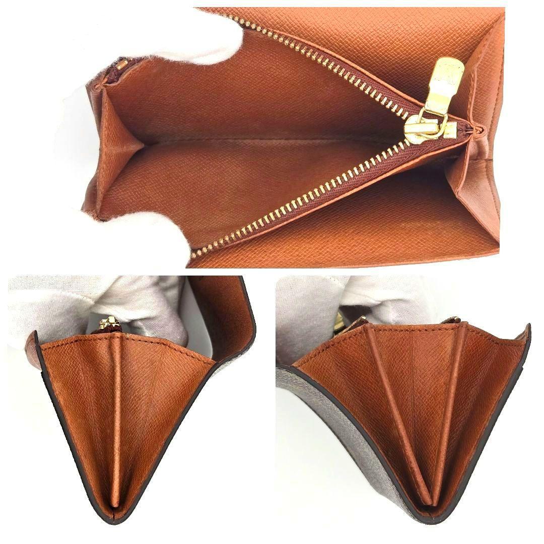 ルイヴィトン ポルトモネジップ モノグラム 二つ折り 財布 小銭入れ カード入れ