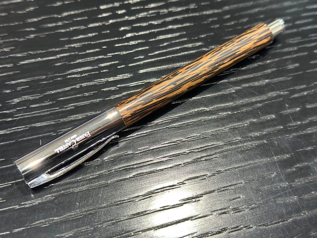 ア*ム様 ファーバーカステル アンビション ココスウッド 万年筆 F