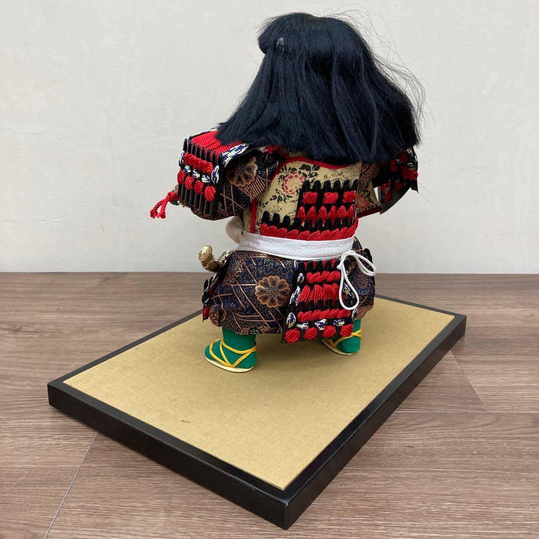 E-4 【美品】五月人形 武者人形 「先陣」 宗玉作 木札付き子供大将 端午の節