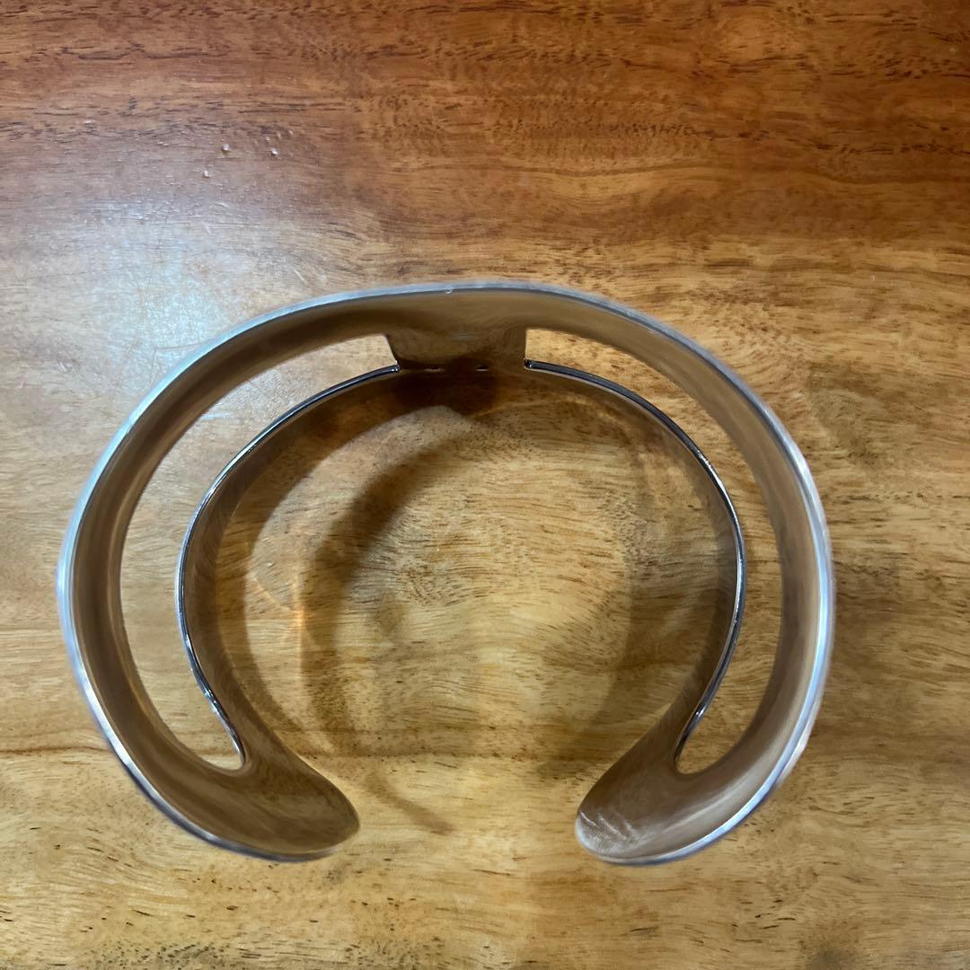 エルメス　トゥアレグ　バングル　シルバー