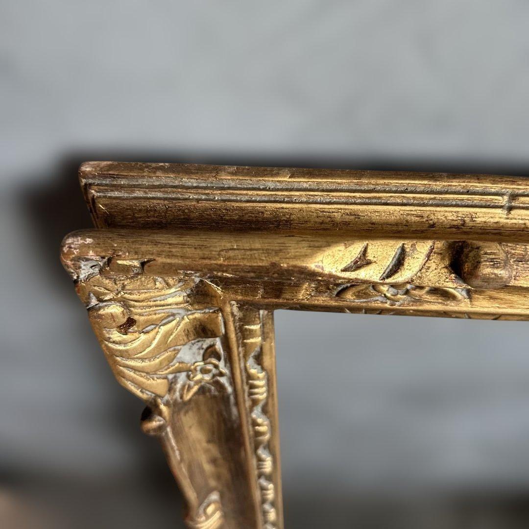 瞬間的お値下げ‼️ゴールド装飾フレーム 木製ヴィンテージ額縁