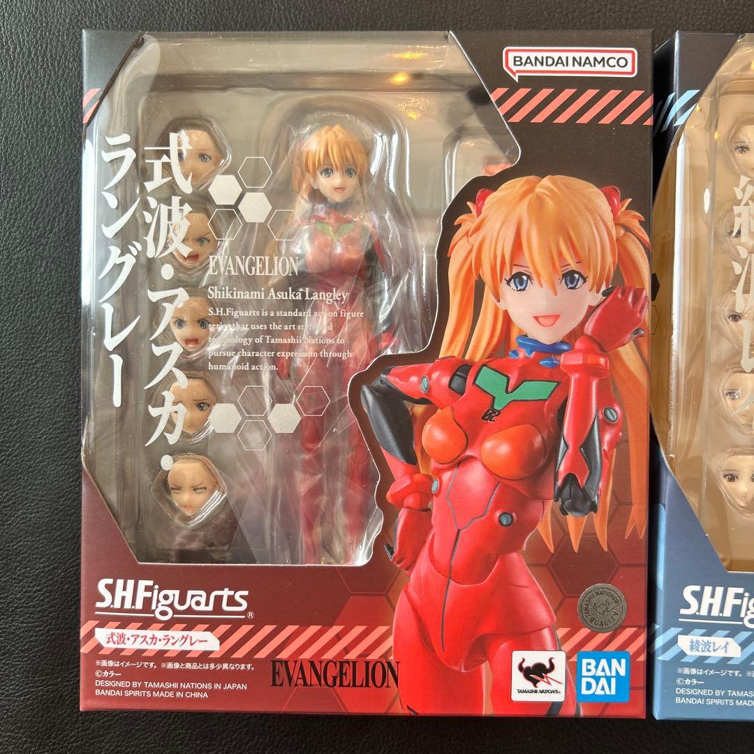 フィギュアーツ　綾波レイ　式波・アスカ・ラングレー　2種セット