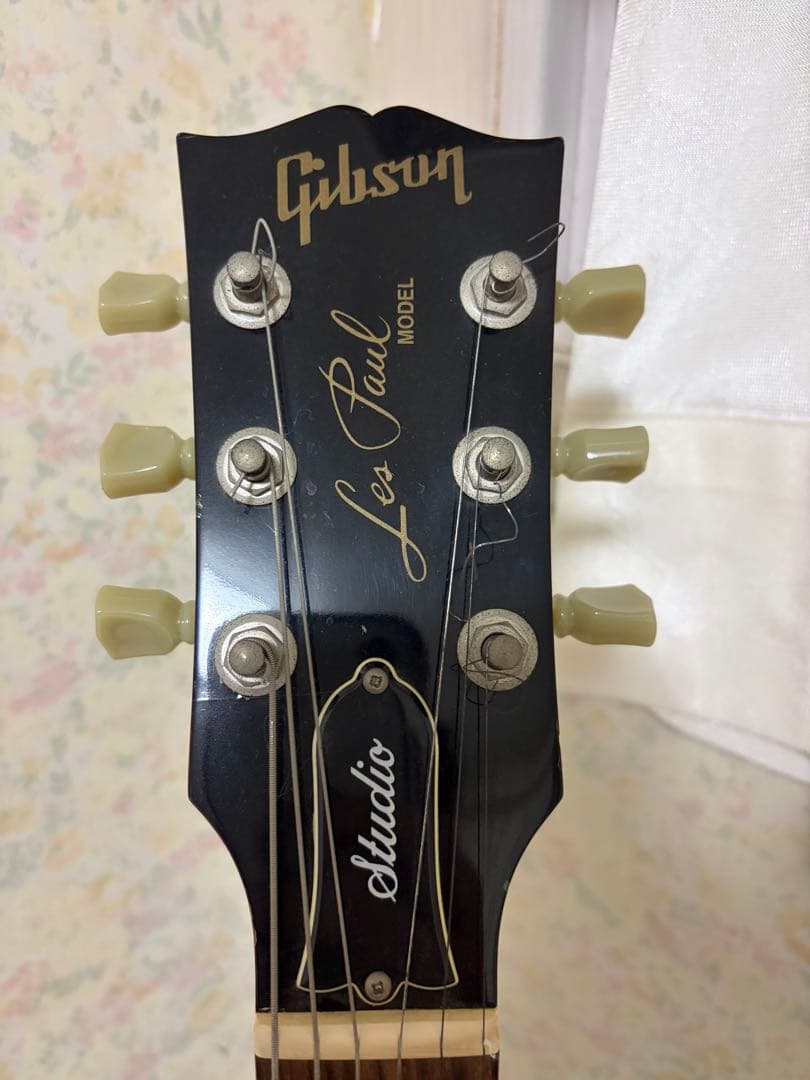 【値下げ歓迎】Gibson studio ネックヒビ補修済