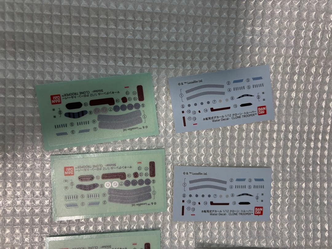 クローン軍団 13体＋ストーム部隊3体 プラモセット　（組立済）【軍団増強向け】