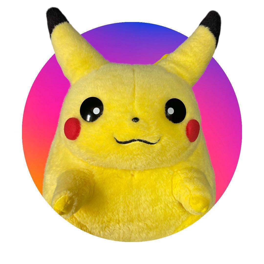 【美品】初期　ピカチュウ　ポケットモンスター TOMY 等身大　ぬいぐるみ
