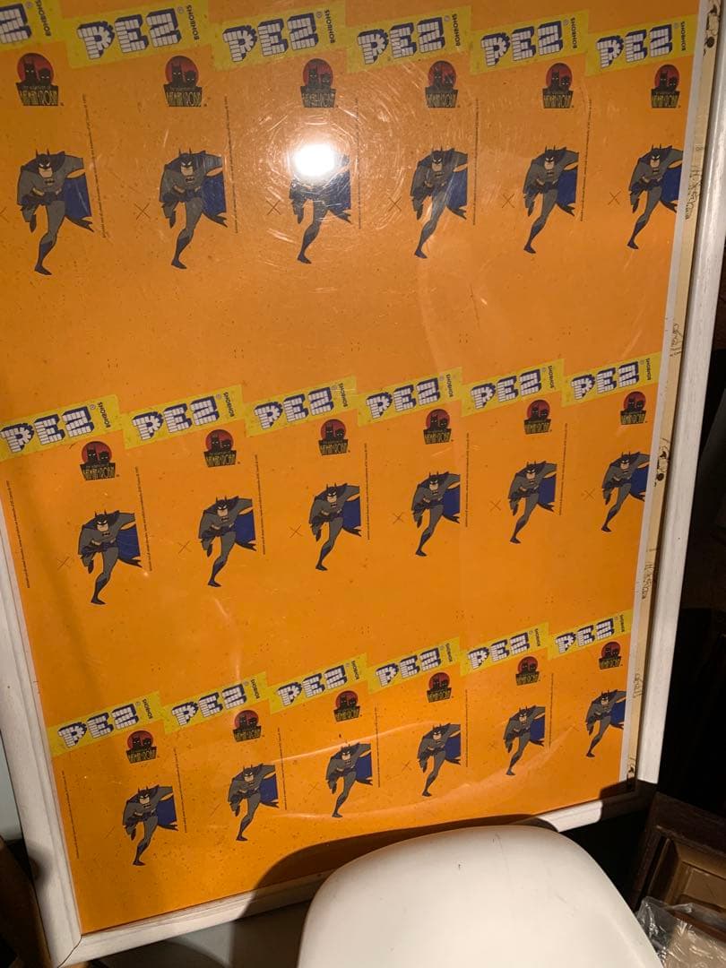 超貴重 バットマン Pez ビンテージ台紙 未裁断
