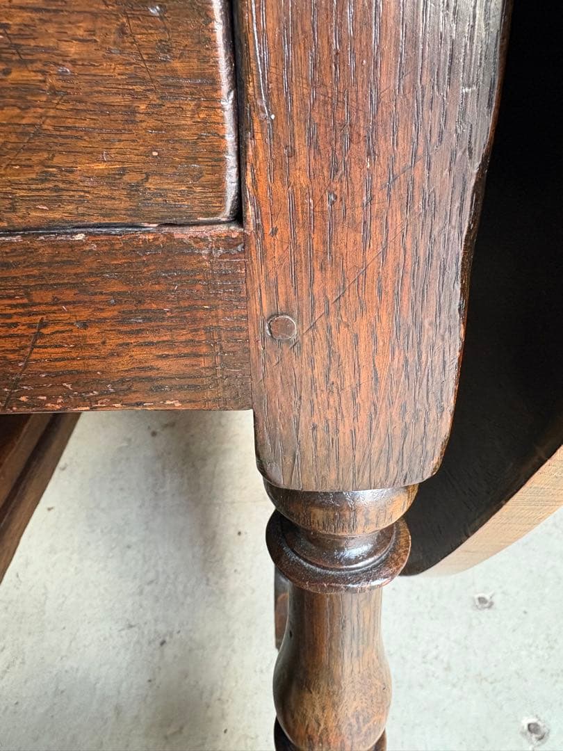 ゲートレッグテーブル/ラージ/オークバタフライテーブル