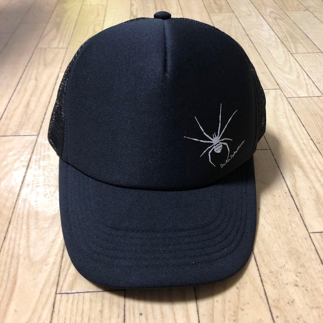 希少❗️中島美嘉 蜘蛛 スパイダープリント メッシュキャップ 黒 NANA