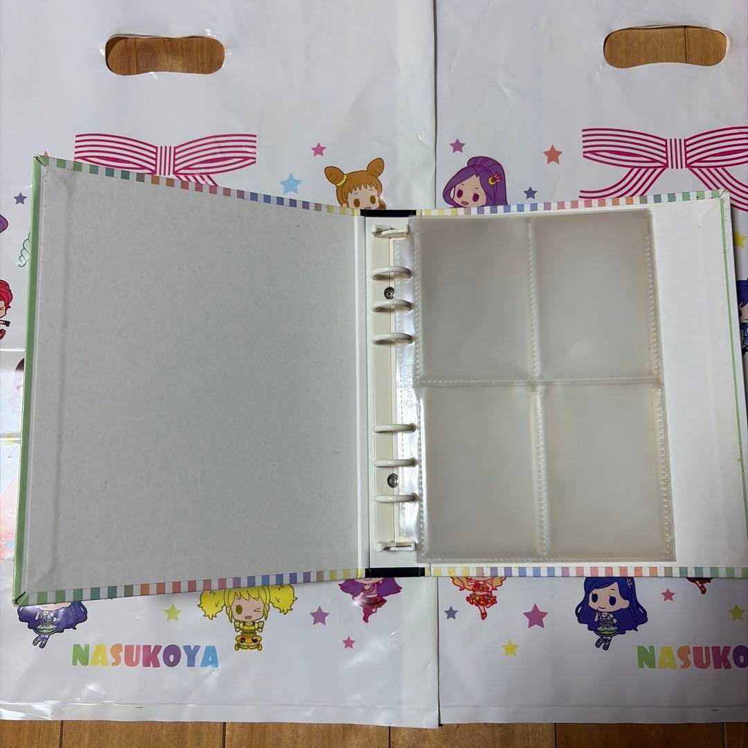 アイカツ ナスコ屋 バインダー 中古 リフィル付き 4冊