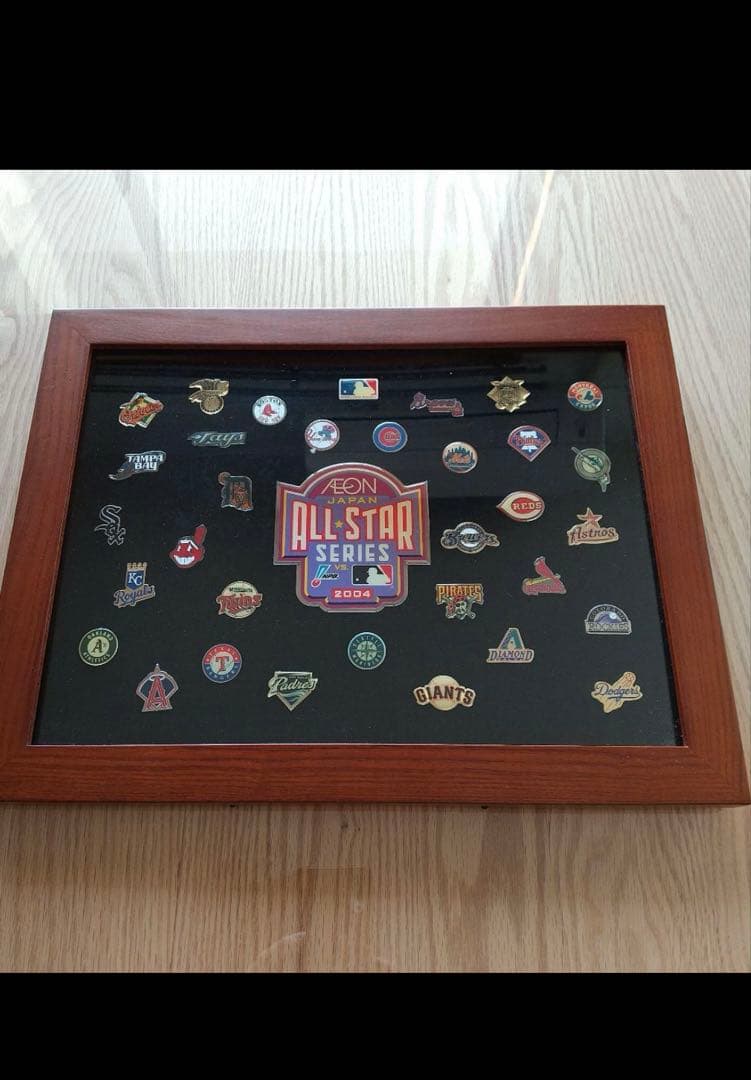 【レア品】ピンバッジ 2004年日米野球　イオンオールスターシリーズ