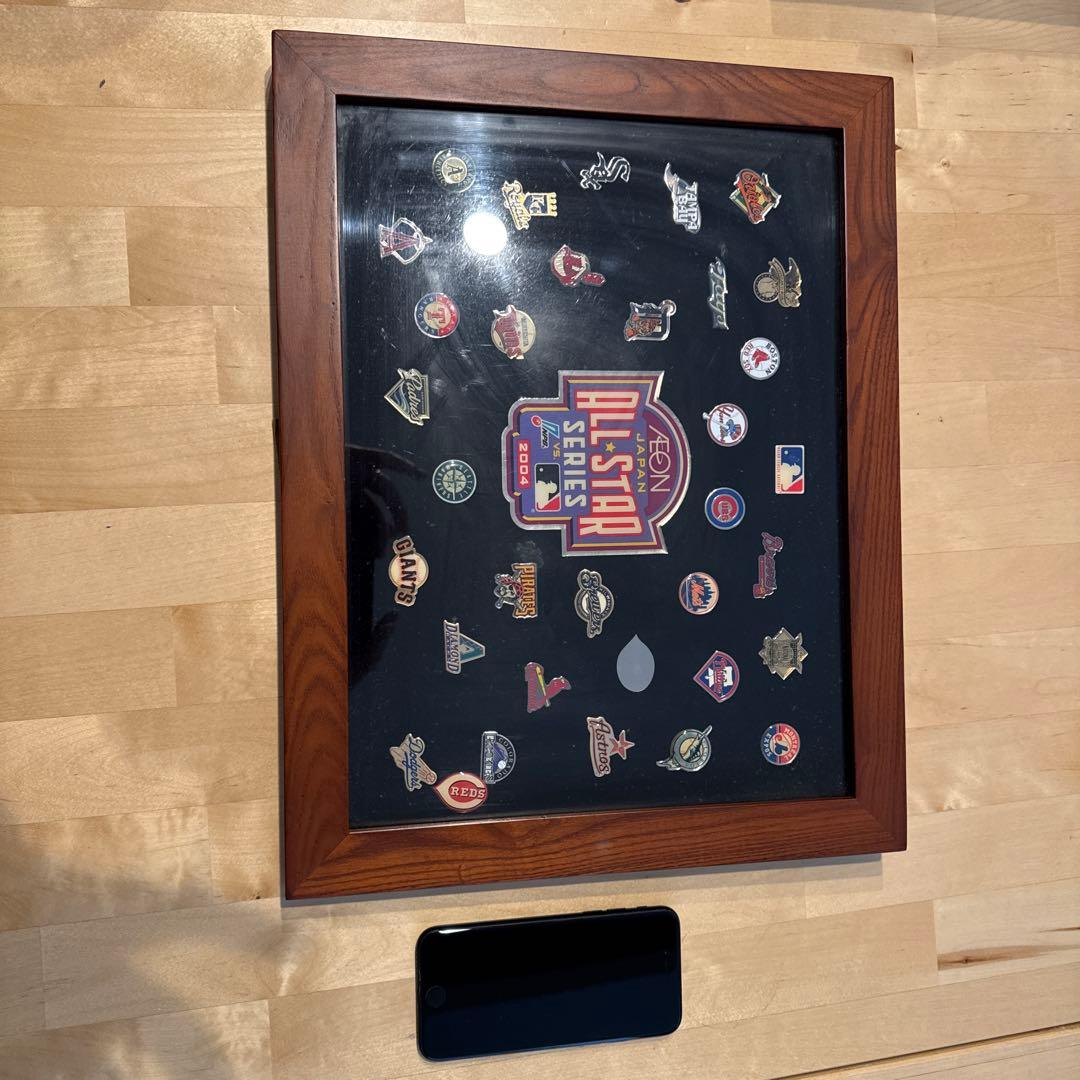 【レア品】ピンバッジ 2004年日米野球　イオンオールスターシリーズ