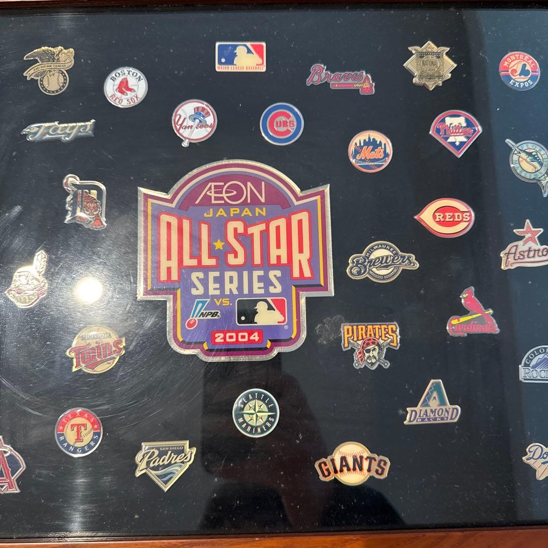 【レア品】ピンバッジ 2004年日米野球　イオンオールスターシリーズ