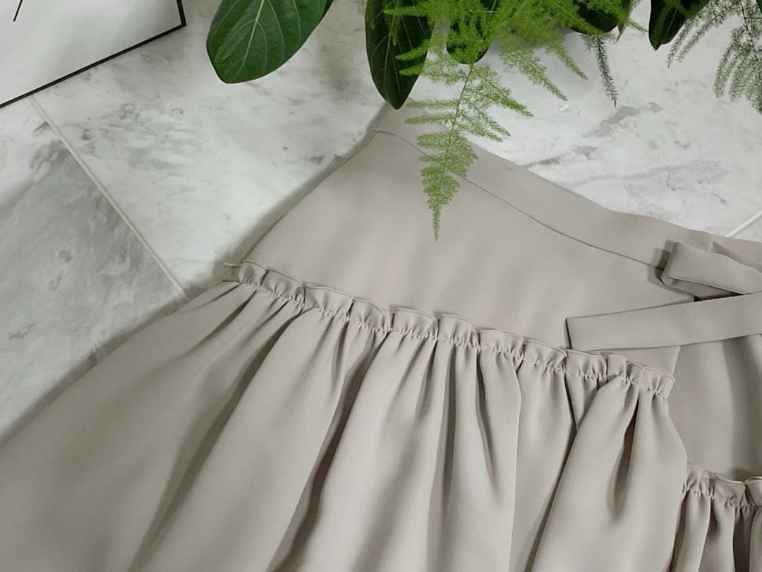 未使用★FOXEY/フォクシーギャザー切り替えスカート 38