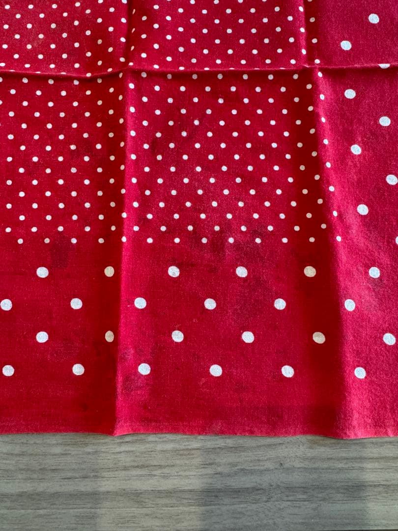 ビンテージ　希少　50s バンダナ　下鼻　象　ドット