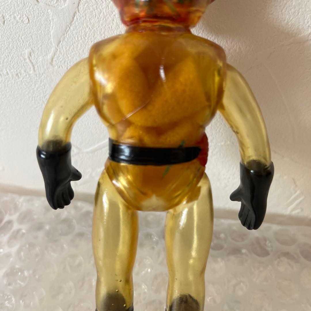 ⚠️激レア　人気　超人バロムワン　スケルトン　ミドルサイズ　ソフビ　当時物　ポピー