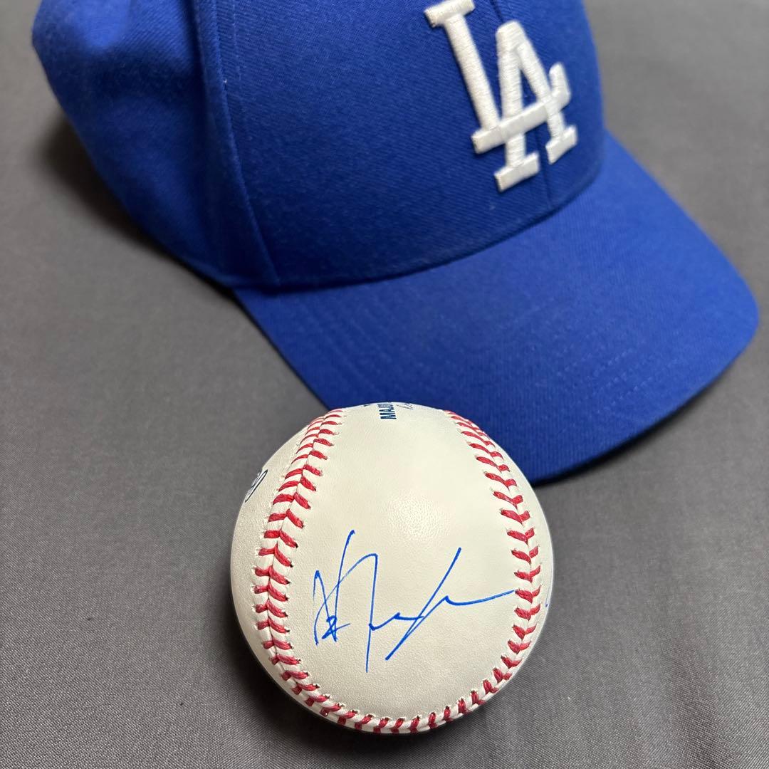 LAドジャース 日本人トリオ 直筆サインボール　大谷翔平 山本由伸 佐々木朗希