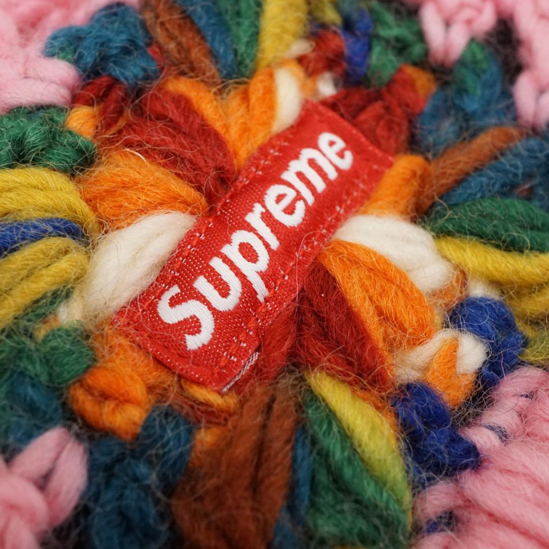 【新品未使用タグ付き】Supreme シュプリーム クロシェビーニー ピンク