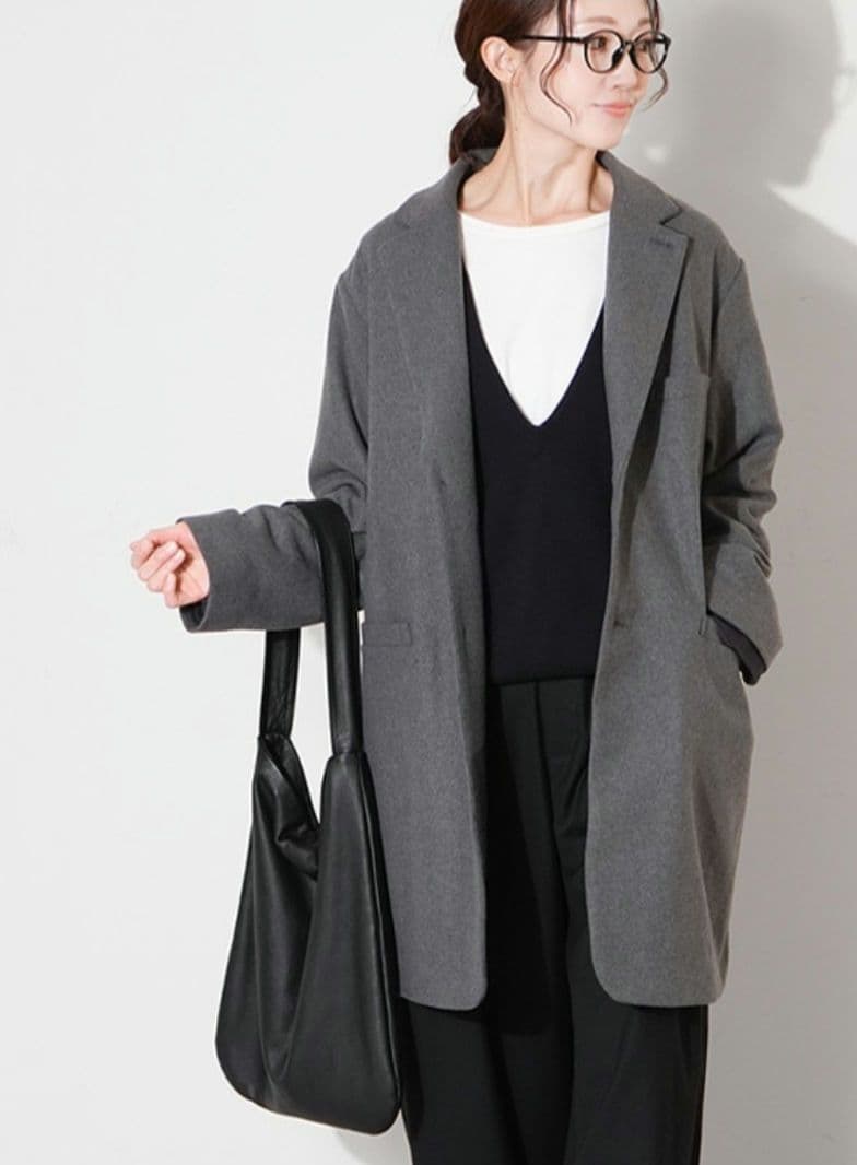 mizuiro ind ウールテーラードジャケット　コート　ミズイロインド