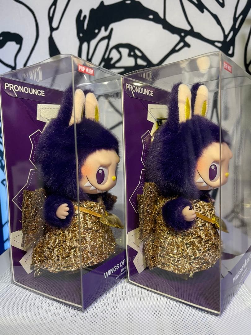 POP MART LABUBU × PRONOUNCE ぬいぐるみ x3