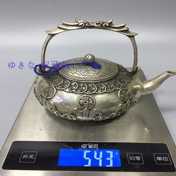 骨董品五福壺、徳利の置物r