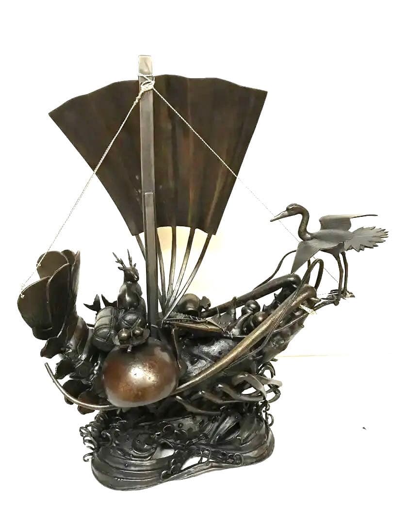 銅製・福寿宝来宝船