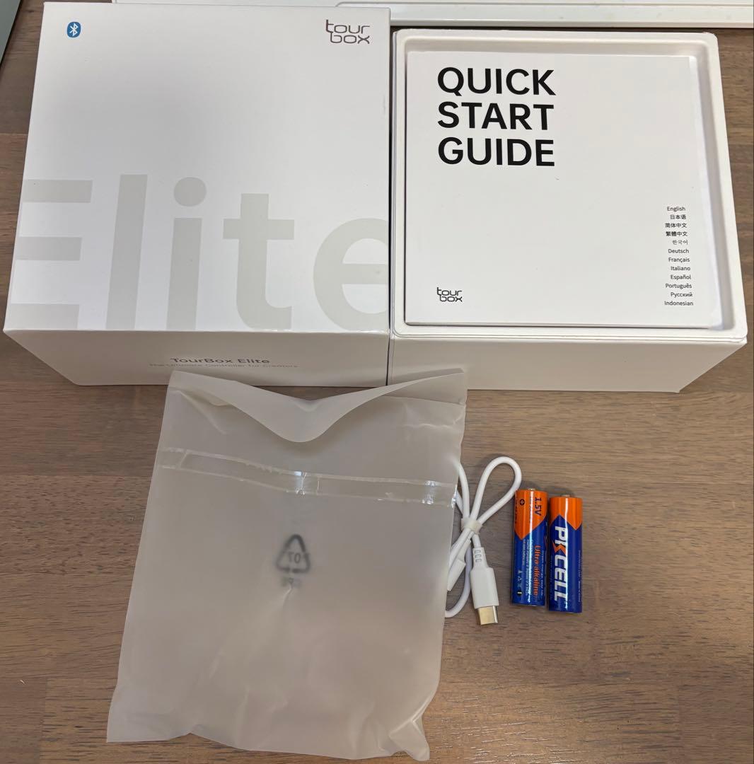 美品 TourBoxElite ツアーボックスエリート アイボリーホワイト