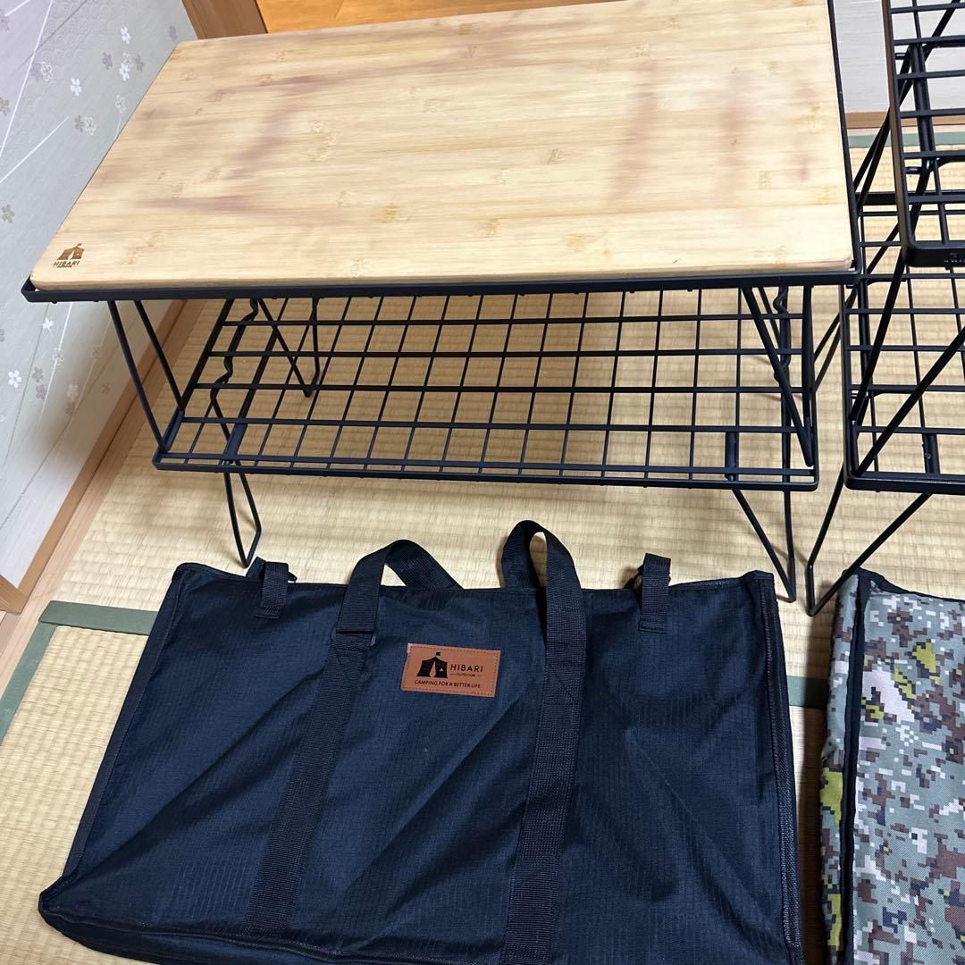 フィールドラック キャンピングムーン 2枚　HIBARI 2枚