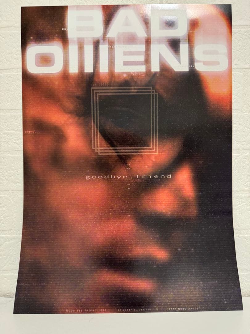 サイン付）Bad Omens Goodbye, Friend Tour VIP