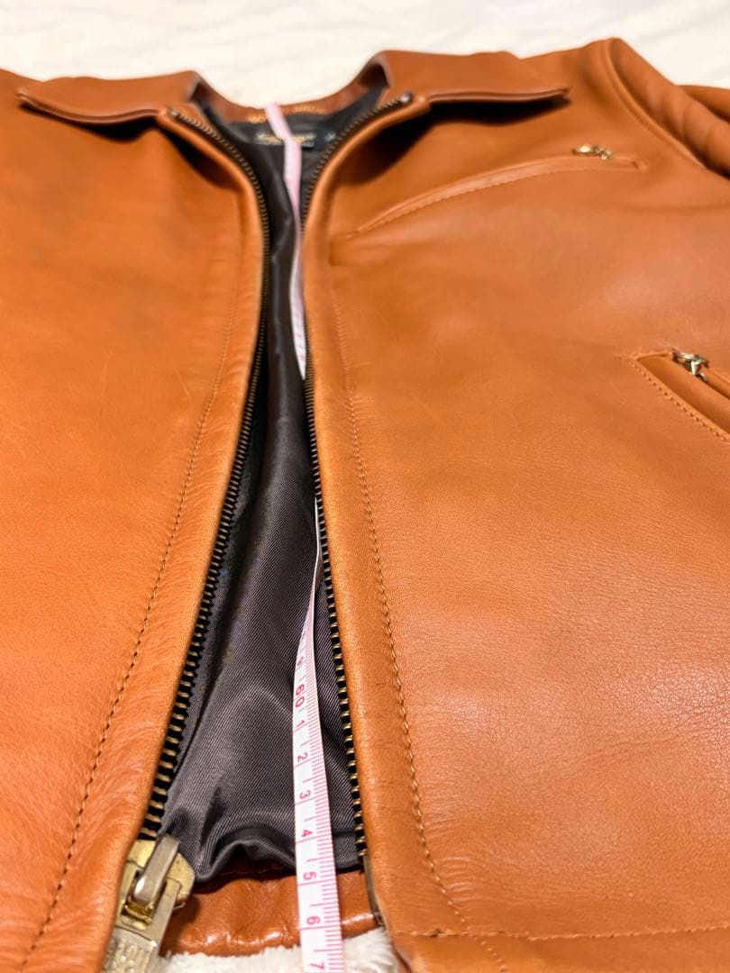 外観美品✨ 【米国製】schott トラッカージャケット 103US 34 茶色