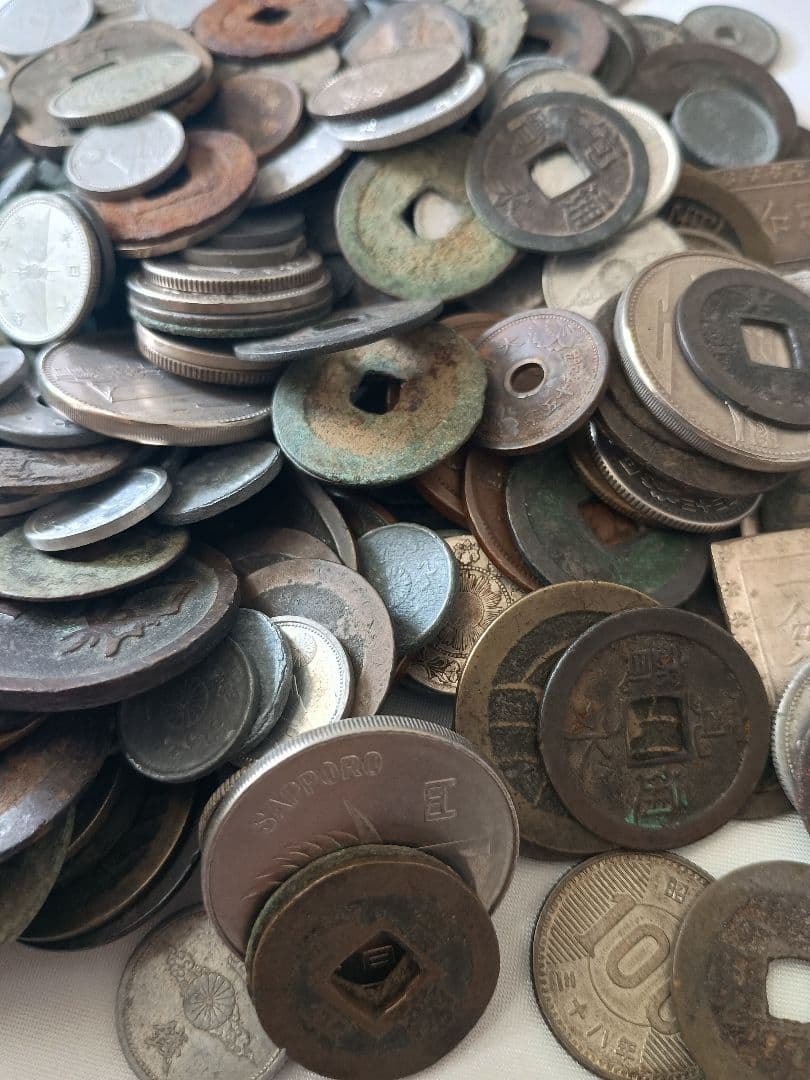 無選別古銭 まとめ 約900g