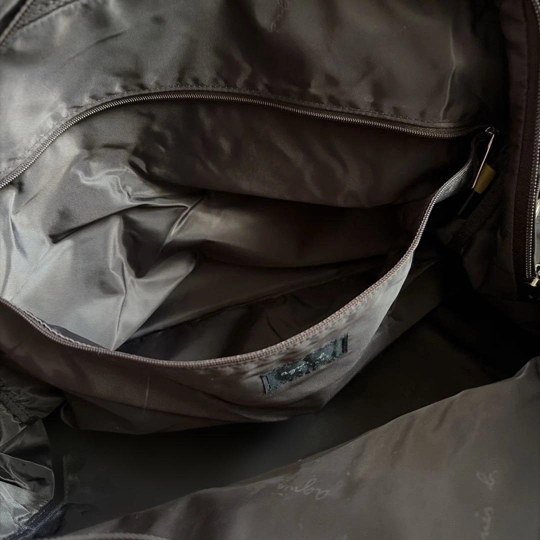 agnes b.アニエスベー大量2wayトートバッグ ボストンバッグ　帰省　濃茶