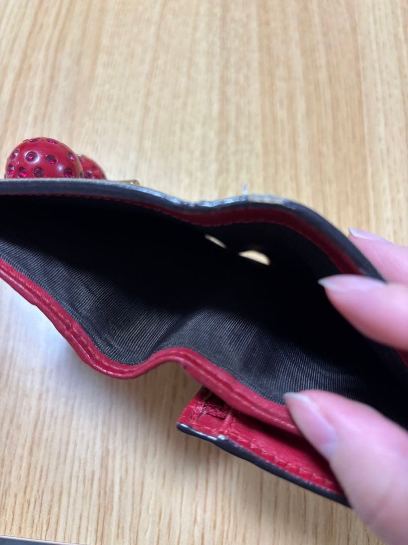 M*！様 Gucci チェリー 二つ折り財布