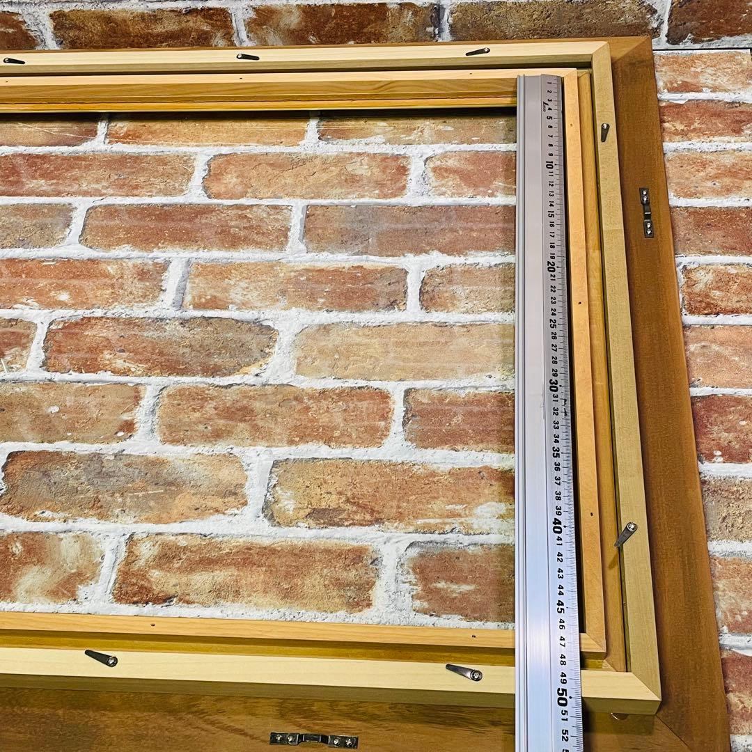 額縁【オーク色】中古美品 油彩額縁 F10サイズ キャンバス用