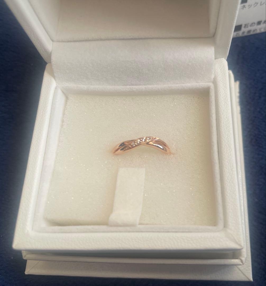 4℃ リング #8 K10ピンクゴールド