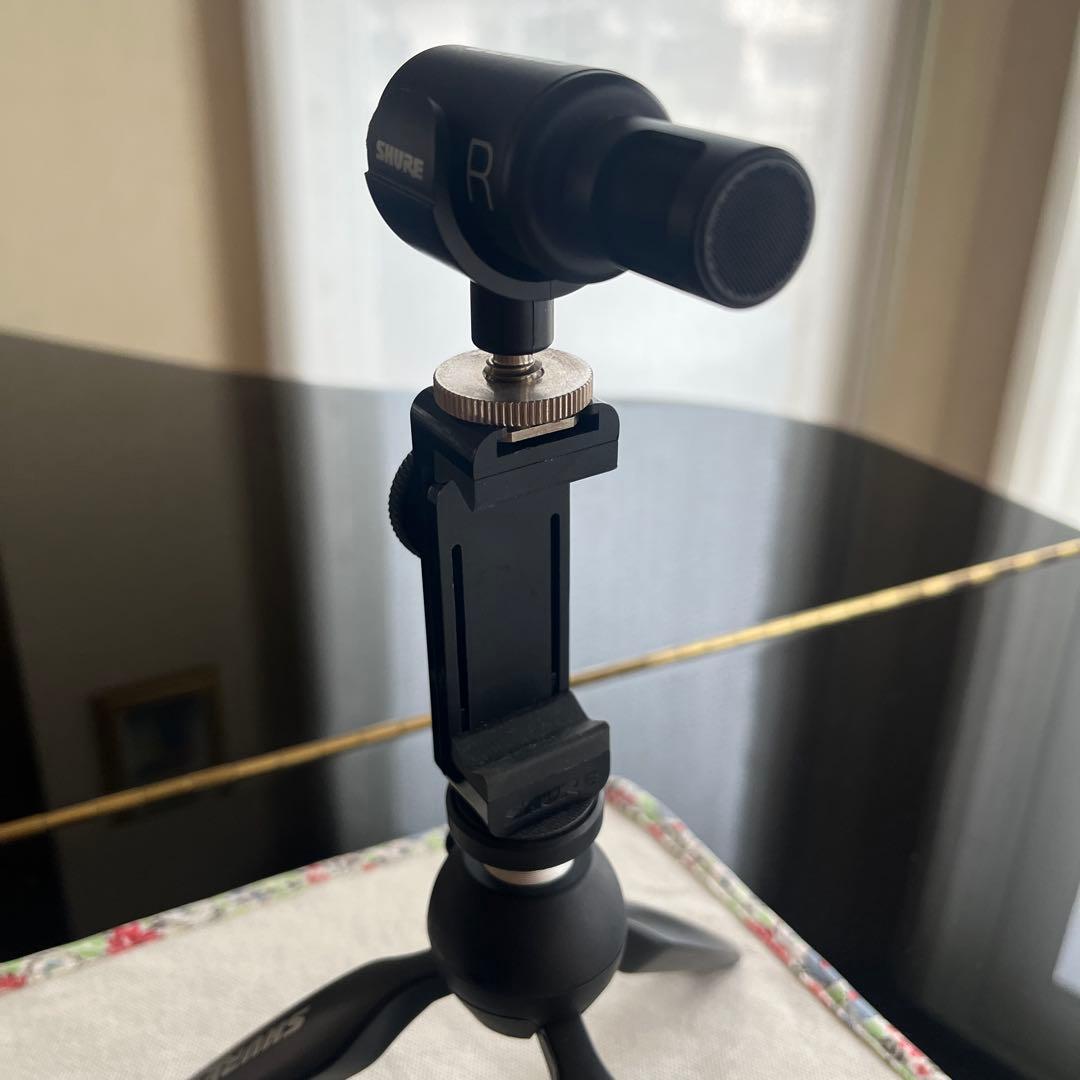 SHURE MV88+ シュア マイク 三脚