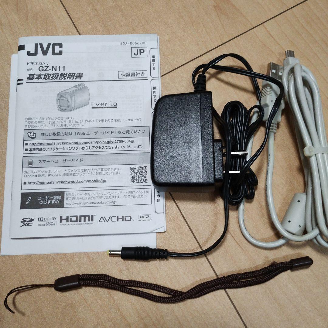 Victor JVC GZ-N11-T ビデオカメラ
